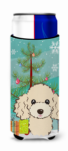 Christmas Tree and Dog Ultra Hugger for slim cans - 638508106063
