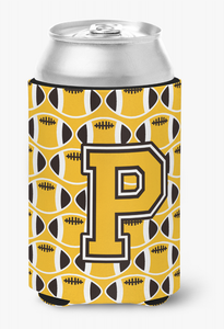 Letter Football Can or Bottle Hugger - 638508282415