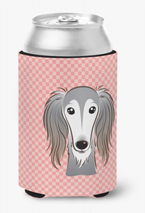 Dog Face Checkerboard Can or Bottle Hugger - 615872893225