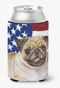 Patriotic With Dog Can or Bottle Hugger - 652259204540