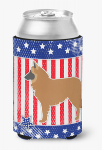 USA Patriotic Dog Design Can or Bottle Hugger - 638508504449