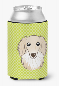 Dog Face Checkerboard Can or Bottle Hugger - 615872893676