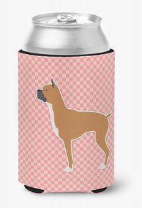 Dog Profile Checkerboard Can or Bottle Hugger - 638508506368
