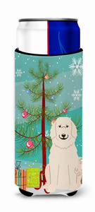 Merry Christmas Tree Dog Ultra Hugger for slim cans - 638508542892