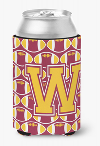 Letter Football Can or Bottle Hugger - 638508282743