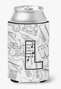 Musical Note Letters Can or Bottle Hugger - 615872969340