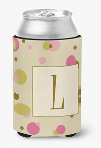 Monogram Letter Can or Bottle Hugger - 617375996182