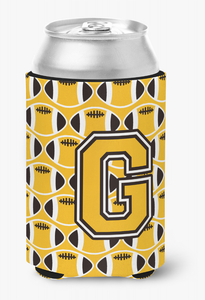 Letter Football Can or Bottle Hugger - 638508282323