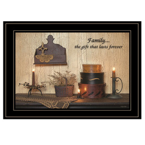 Forever Family 5 Black Framed Print Wall Art - 606114160458