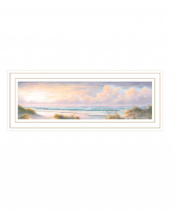 Seascape II 2 White Framed Print Wall Art - 606114051374