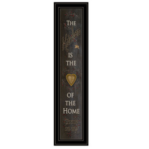 Kitchen Is The Heart Of The Home 20 Black Framed Print Wall Art - 606114044307