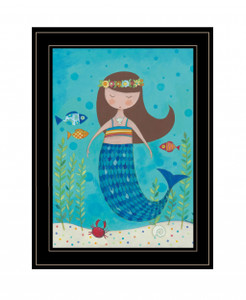 Under The Sea 4 Black Framed Print Wall Art - 606114049968