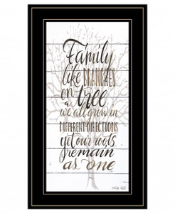 Family 5 Black Framed Print Wall Art - 606114050629