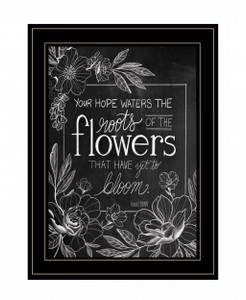 Yet To Bloom 1 Black Framed Print Wall Art - 606114072461