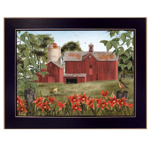 Summer Days 2 Black Framed Print Wall Art - 606114029823