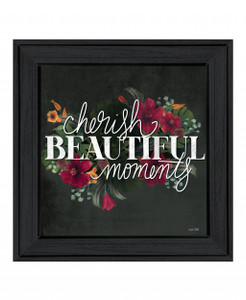 Cherish The Moments 3 Black Framed Print Wall Art - 606114072041