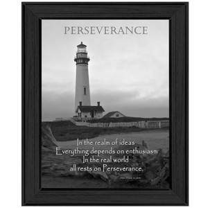 Perseverance 4 Black Framed Print Wall Art - 606114159094