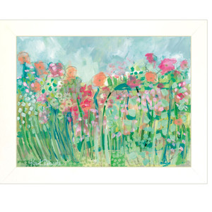 Growing Things I White Framed Print Wall Art - 606114057864