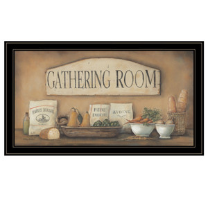 Gathering Room 2 Black Framed Print Wall Art - 606114068501