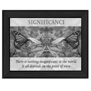 Significance 5 Black Framed Print Wall Art - 606114159131