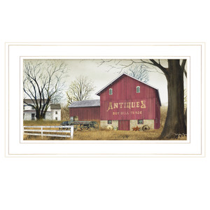 Antique Barn 5 White Framed Print Wall Art - 606114063469