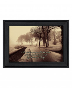 What Really Matters Black Framed Print Sentiment Wall Art - 4512839593838