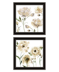Set Of Two Brittany I And Sea II 2 Black Framed Print Wall Art - 606114054689