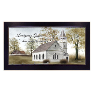 Amazing Grace 3 Black Framed Print Wall Art - 606114033974