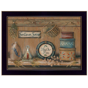Treasures On The Shelf II 1 Black Framed Print Wall Art - 606114059684