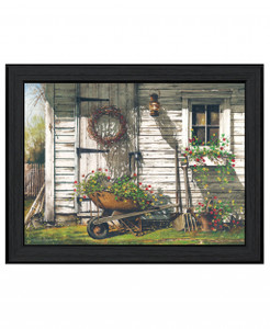 Spring Cleaning 3 Black Framed Print Wall Art - 606114049050