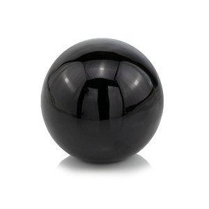 4" X 4" X 4" Black Aluminum Sphere - 4512839436432