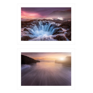 Set Of Two Future Genesis 1 White Framed Print Wall Art - 606114043508