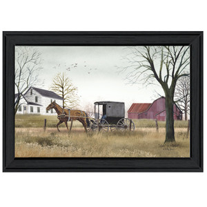 Going To Market Black Framed Print Wall Art - 606114057109