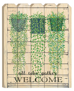 Ivy Welcome Unframed Print Wall Art - 606114049777