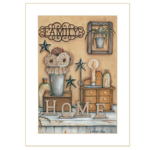 Family 10 White Framed Print Wall Art - 606114040750