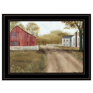 Summer In The Country 2 Black Framed Print Wall Art - 606114030102
