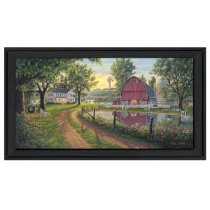 The Road Home 11 Black Framed Print Wall Art - 606114044345
