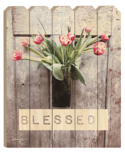 Blessed Tulips Unframed Print Wall Art - 606114668404