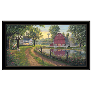 The Road Home 12 Black Framed Print Wall Art - 606114044352