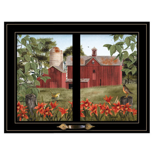 Summer Days 4 Black Framed Print Wall Art - 606114160168