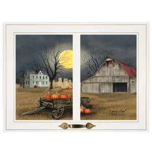 Harvest Moon 9 White Framed Print Kitchen Wall Art - 606114681410