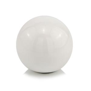 4" X 4" X 4" White Aluminum Sphere - 4512839436449