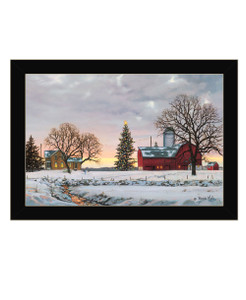 Morning Calls Black Framed Print Wall Art - 606114060284