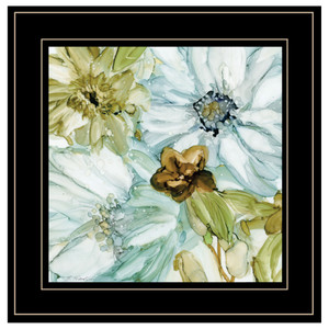 Sea Glass Garden I 3 Black Framed Print Wall Art - 606114046325