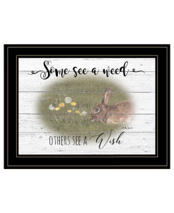 Some See A Weed 2 Black Framed Print Wall Art - 606114068433