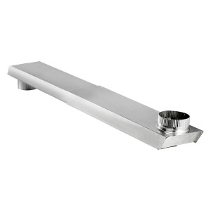 Tite Fit(R) 90deg Rectangular Aluminum Dryer Duct - 039899030065 Tite Fit(R) 90deg Rectangular Aluminum Dryer Duct - 039899030065