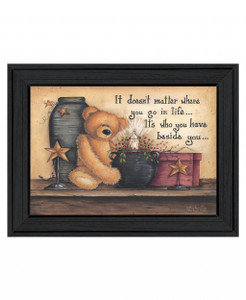 The Simple Truth 1 Black Framed Print Wall Art - 606114053149