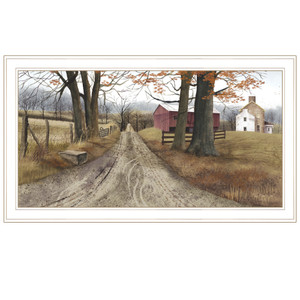The Road Home 8 White Framed Print Wall Art - 606114063384