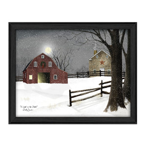 Light In The Stable 6 Black Framed Print Wall Art - 606114062929