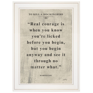 Book Quote Vi 1 White Framed Print Wall Art - 606114159421